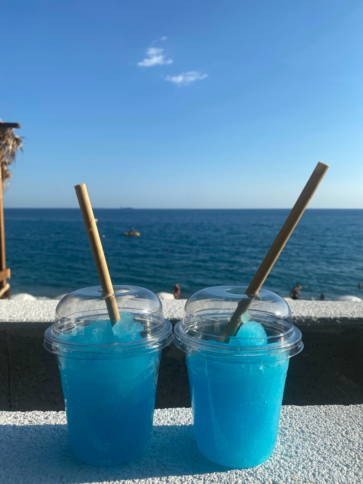 Lazy beach afternoon in Sutomore, Montenegro