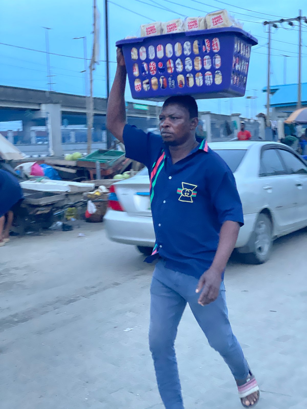 Early morning street life in Lekki and Ado Nigeria
