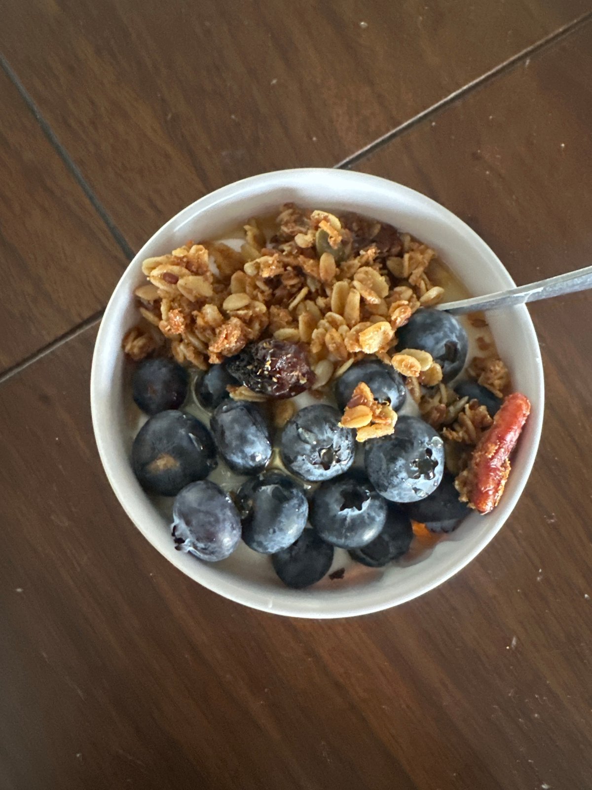 Breakfast bowl photographed multiple angles in Huixquilucan, Mexico