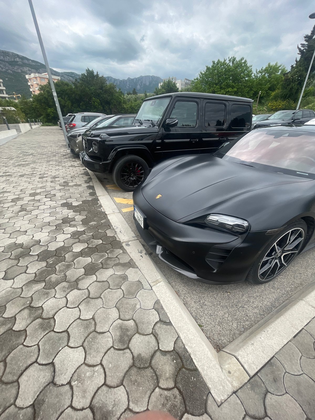 Luxury cars spotted in Bar Montenegro afternoon gathering
