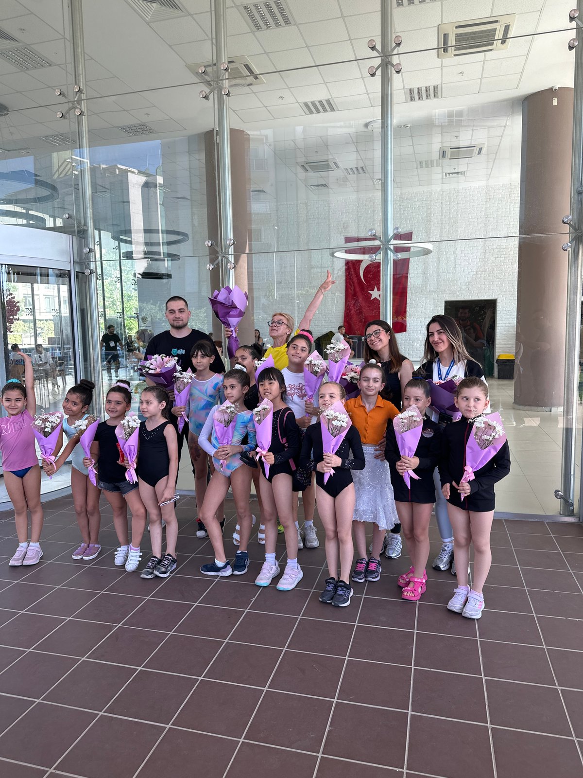 Youth gymnastics competition held at Sancaktepe sports complex