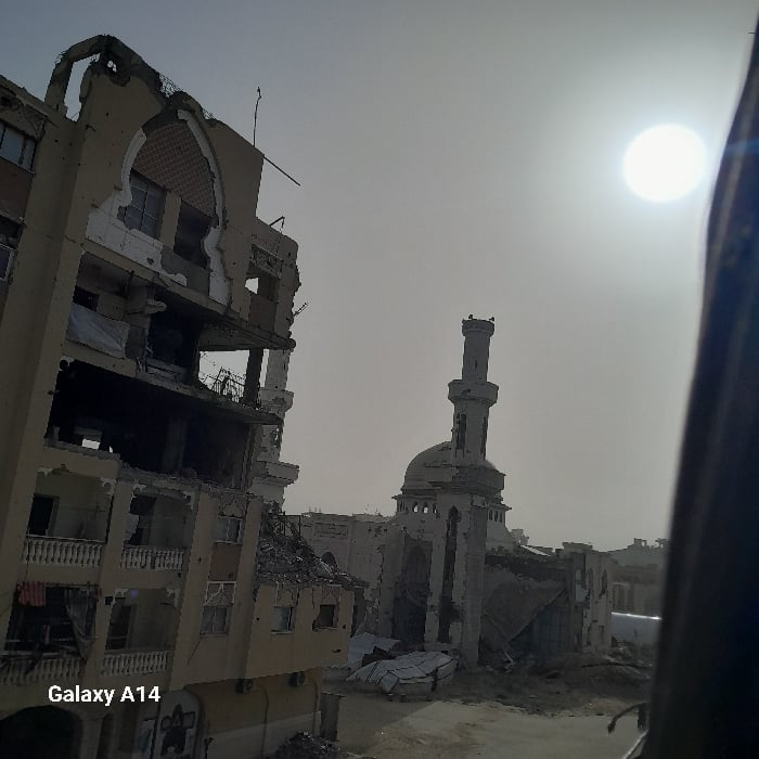 War damage and displacement documented in Khan Yunis