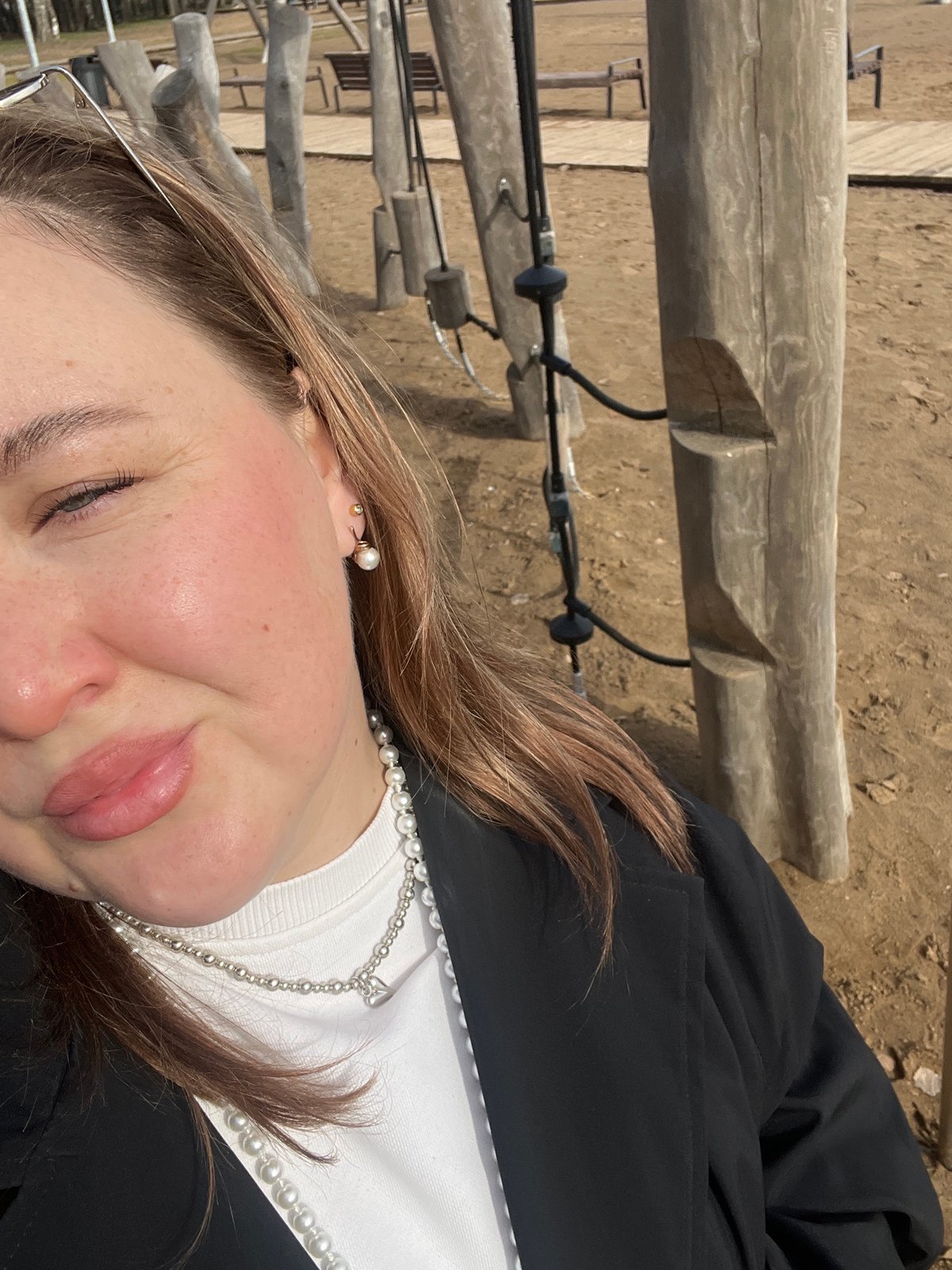 Morning park walk and photo session in Chaikovsky, Russia