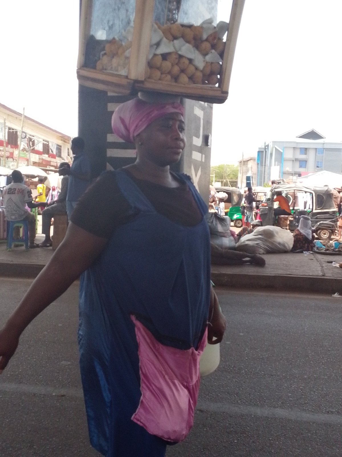 Daily street life documented across Tamale, Ghana commercial districts
