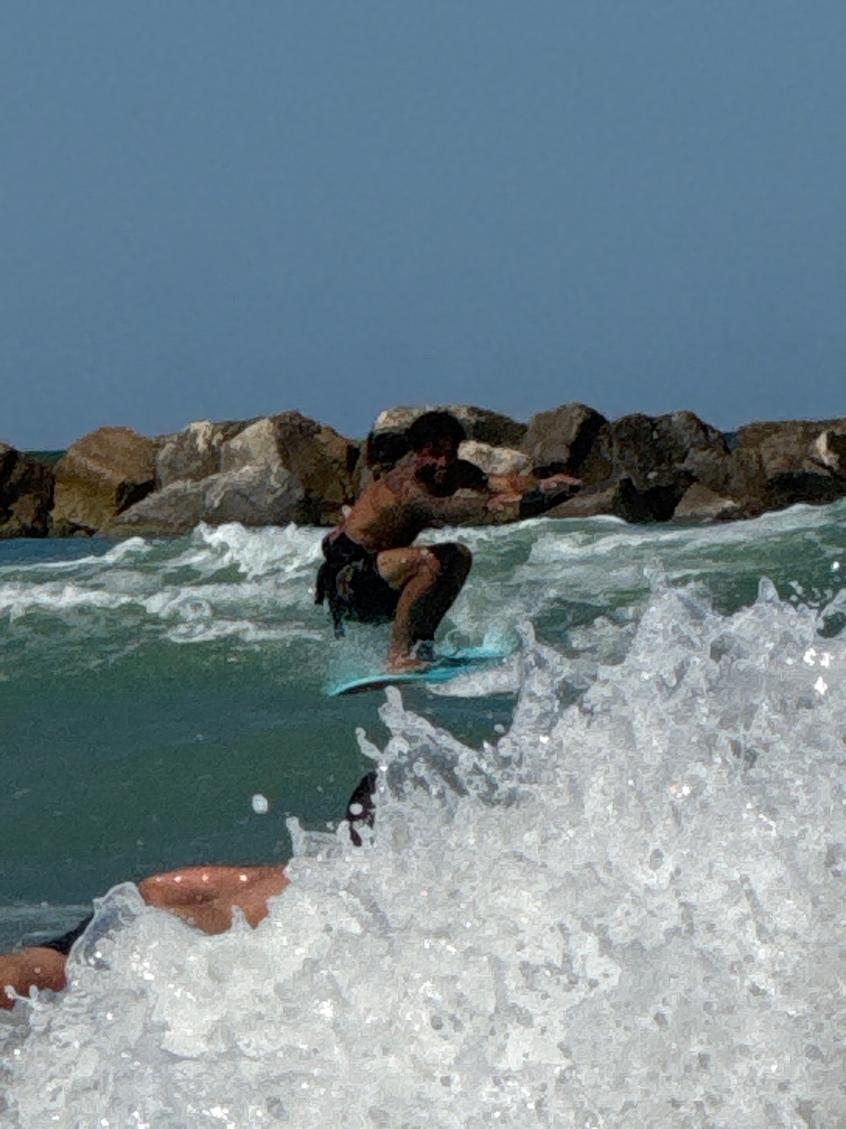 Waves, bodyboarding, and a lazy beach afternoon in San Benedetto del Tronto