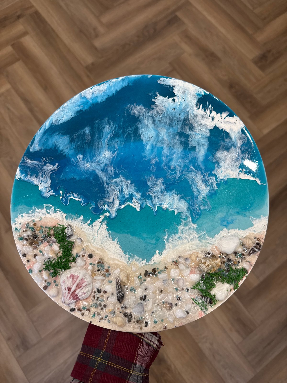 Domestic life documented: Bengal cat, ocean art, gaming, cityscape views
