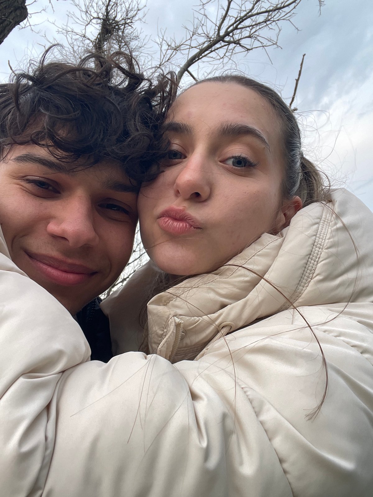 Two friends capture selfie moment in Varna