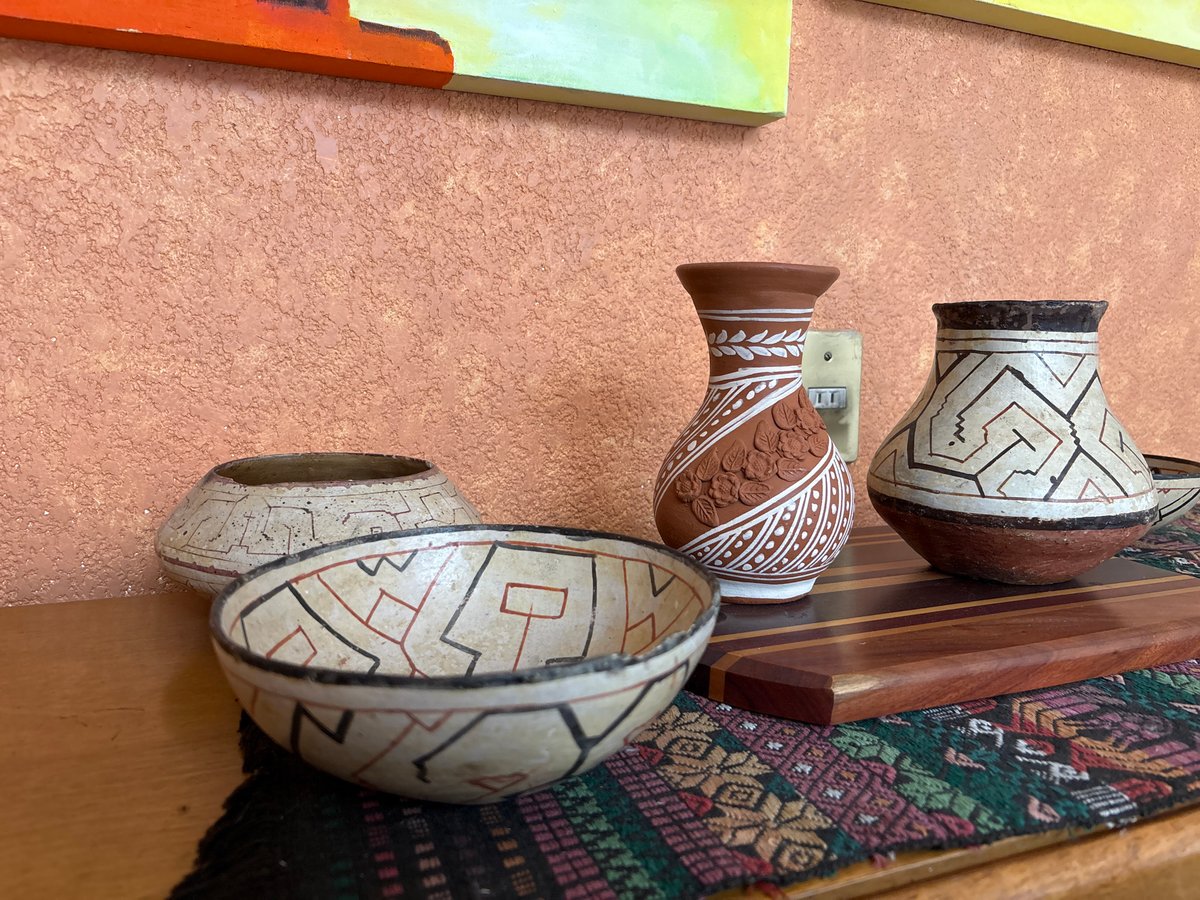 Decorative objects and natural arrangements documented in evening session