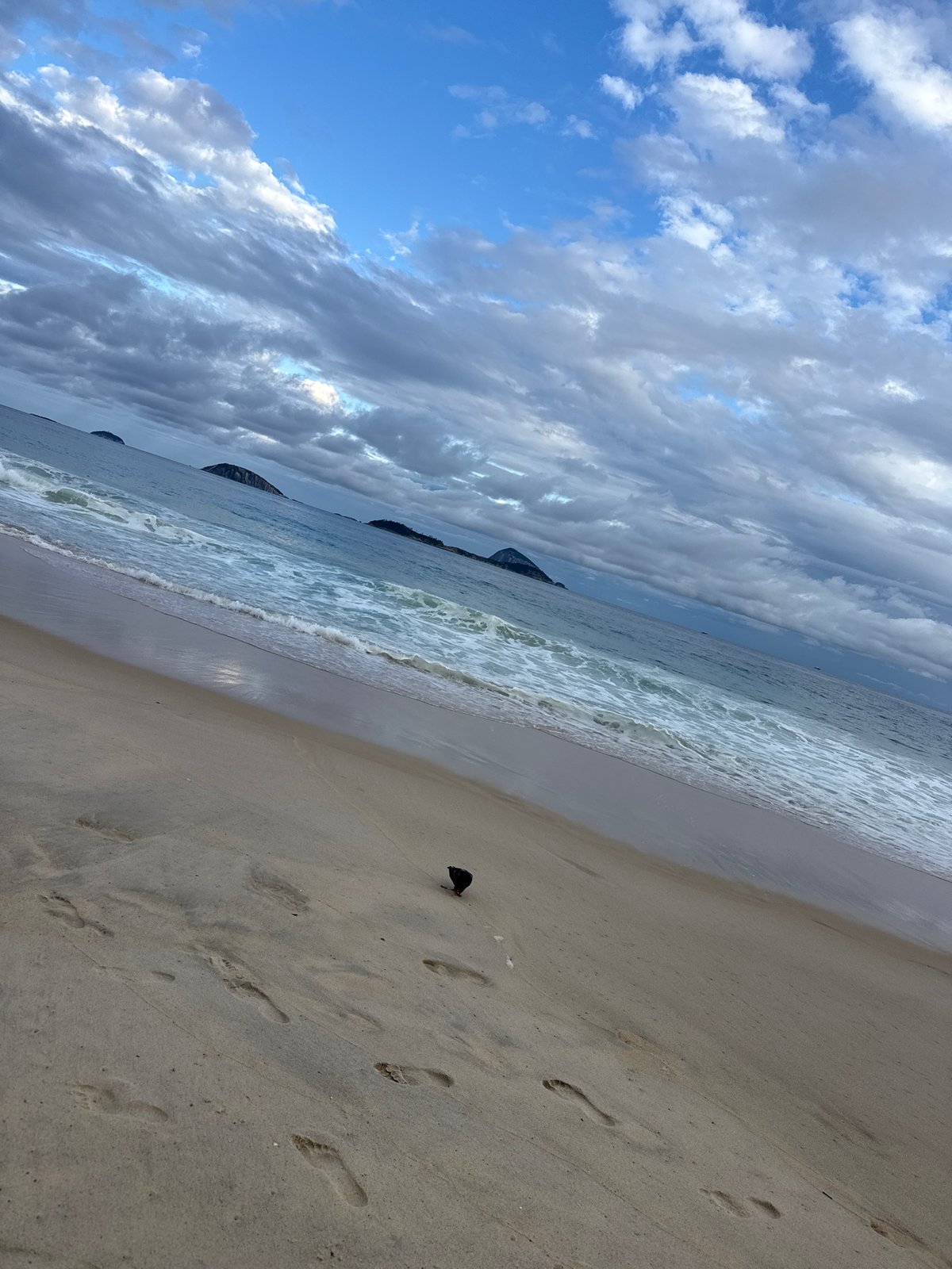Overcast afternoon captured along Rio's iconic coastline and promenades