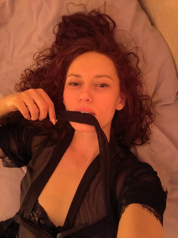 Woman's evening skincare routine documented in Saint Petersburg apartment