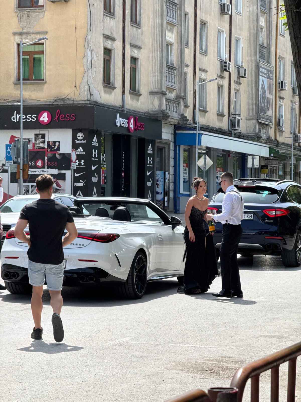 Large crowd gathers in multiple locations across Shumen, Bulgaria