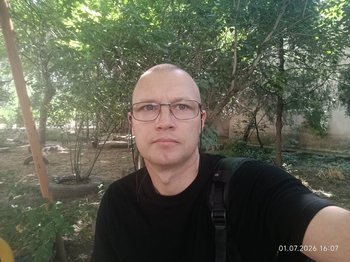 Odesa residential courtyard on a summer afternoon