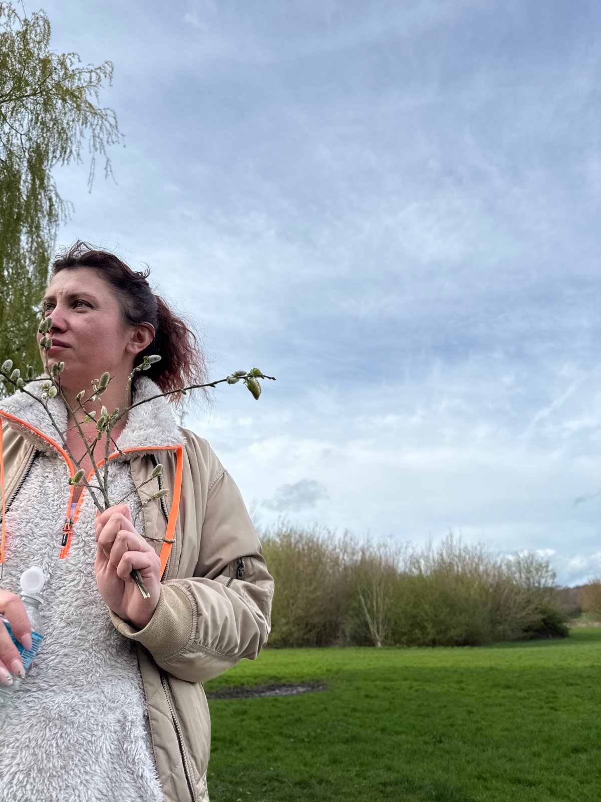 Two people enjoy springtime outdoors in Coventry