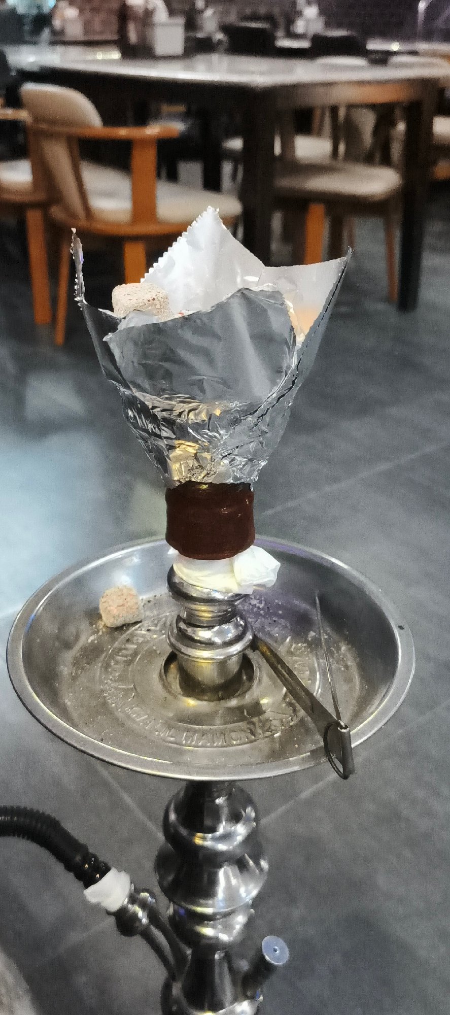 Hookah spotted at Bangkok cafe lounge