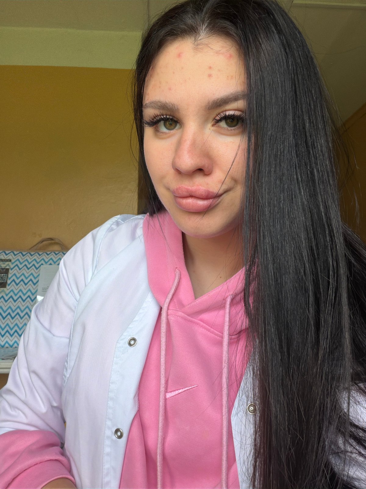 Lab coat, pink peonies, and selfies in rural Russia