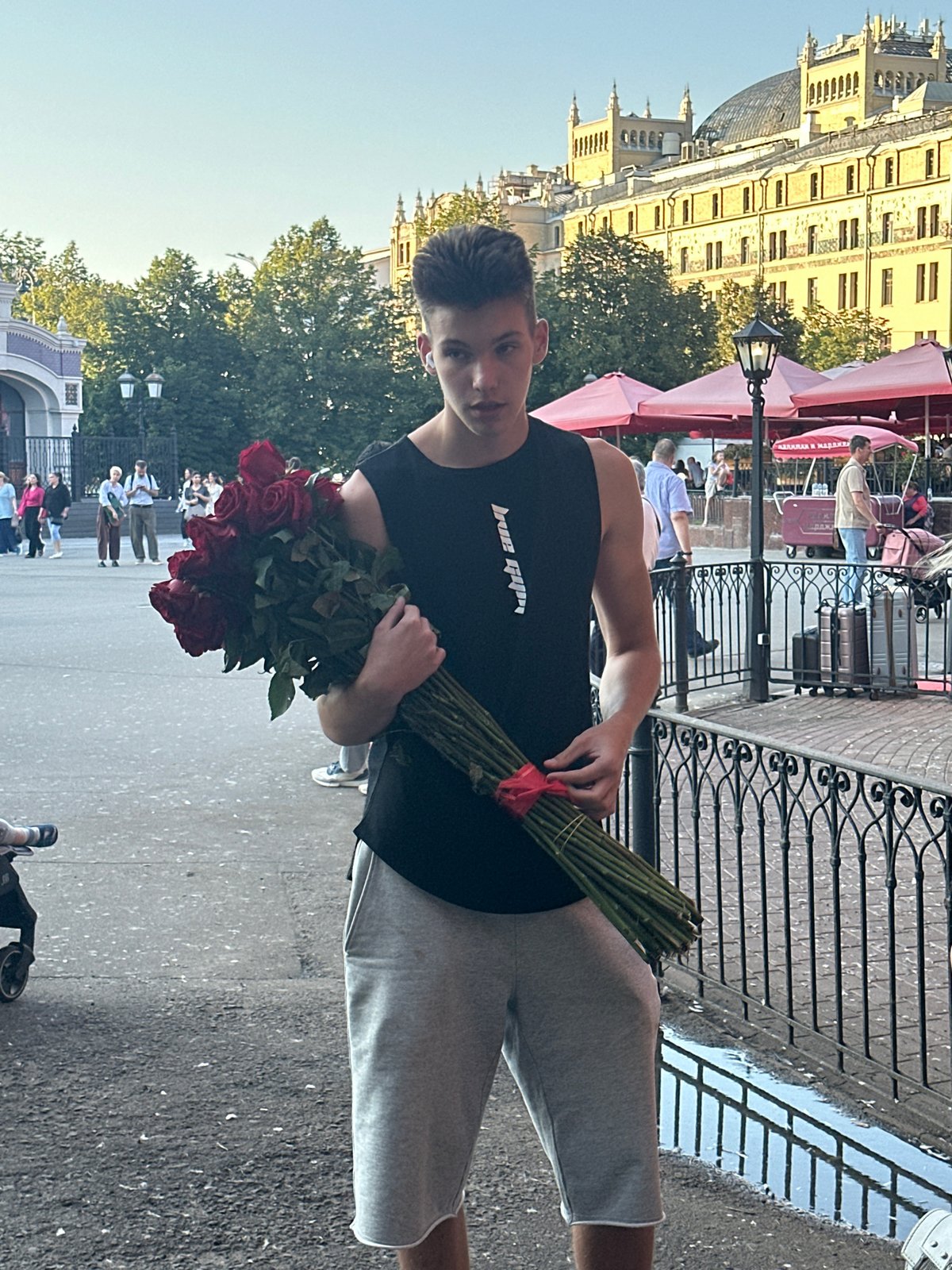 Summer afternoon around the Bolshoi and Red Square area