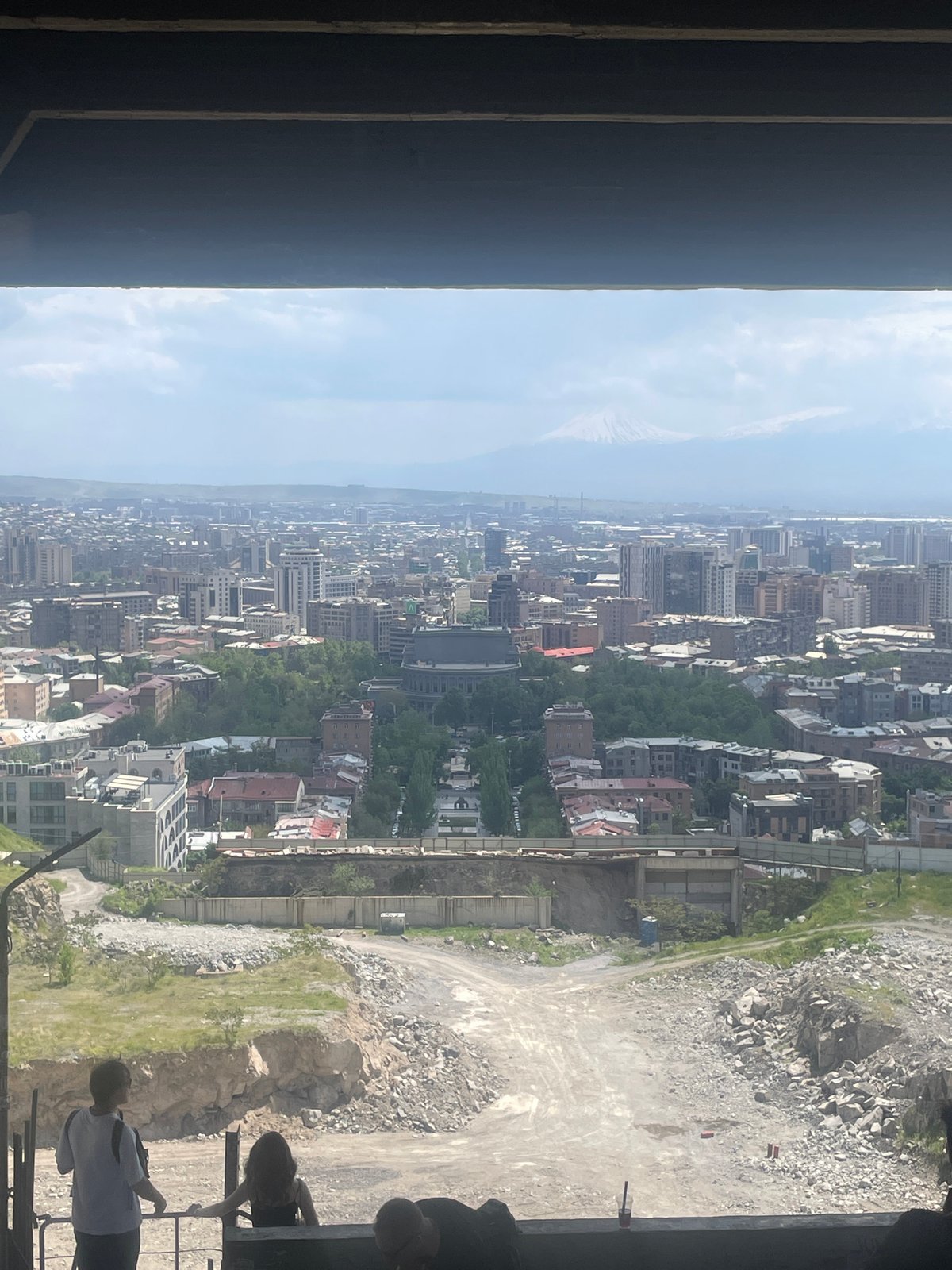Elevated views of Yerevan captured from multiple vantage points