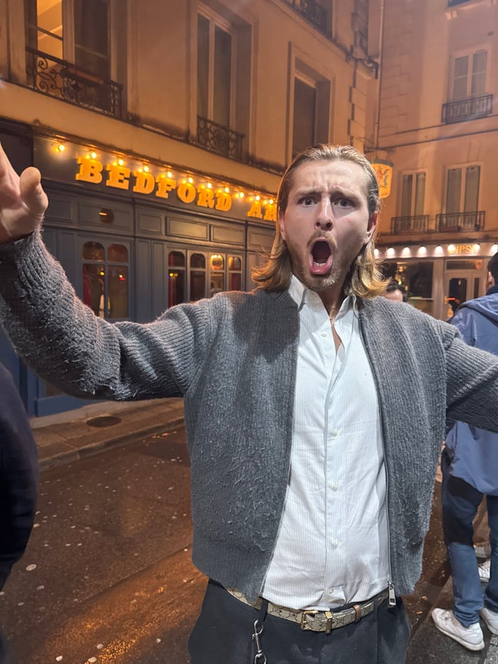 Evening scenes unfold across Paris establishments and streets