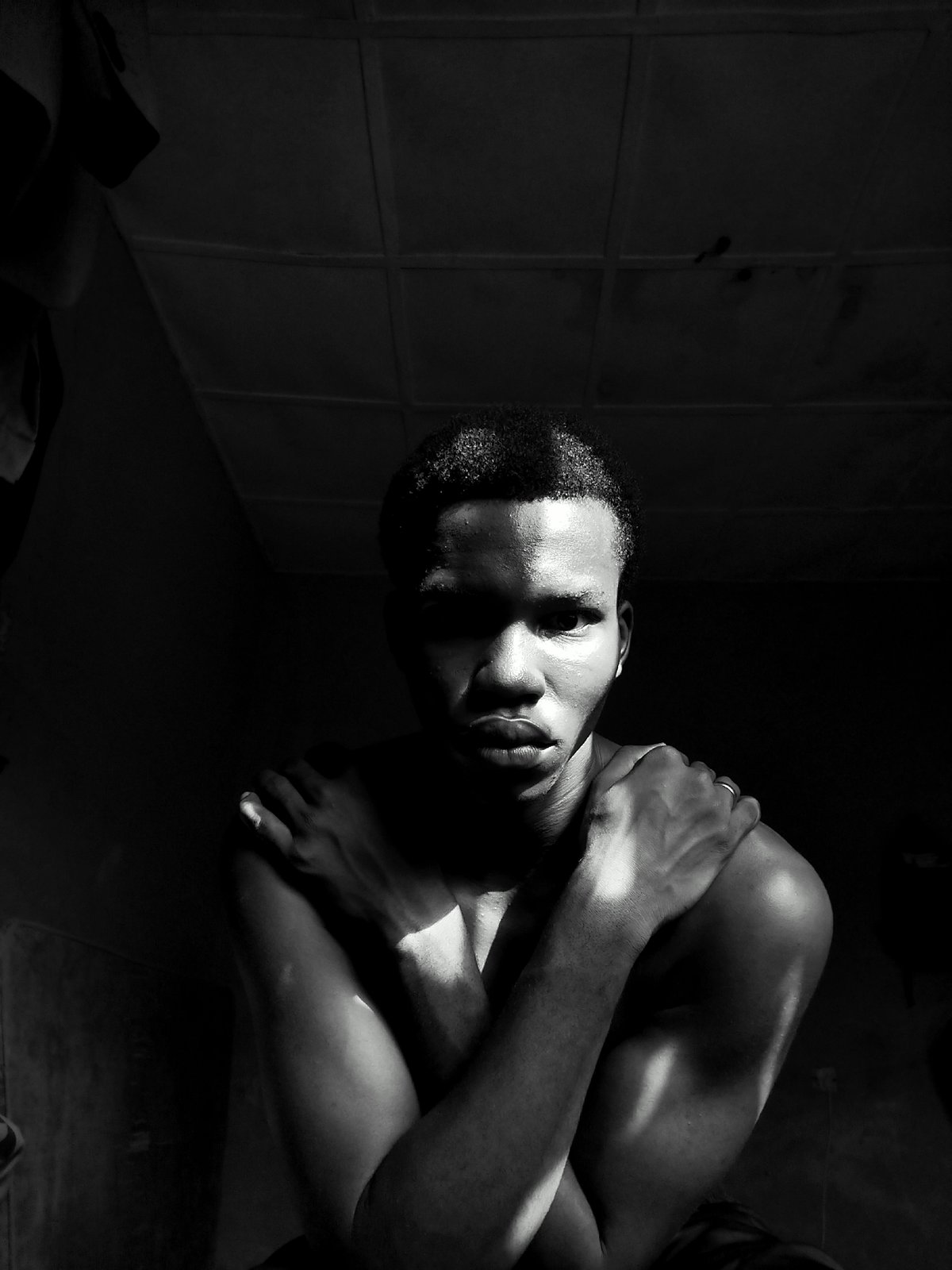 Portrait photograph captured of young man in Keffi, Nigeria