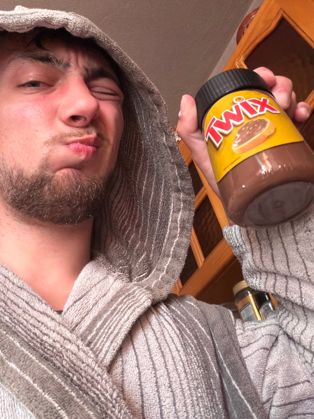 Man Takes Mirror Selfies in Bathrobe in Tsarevo