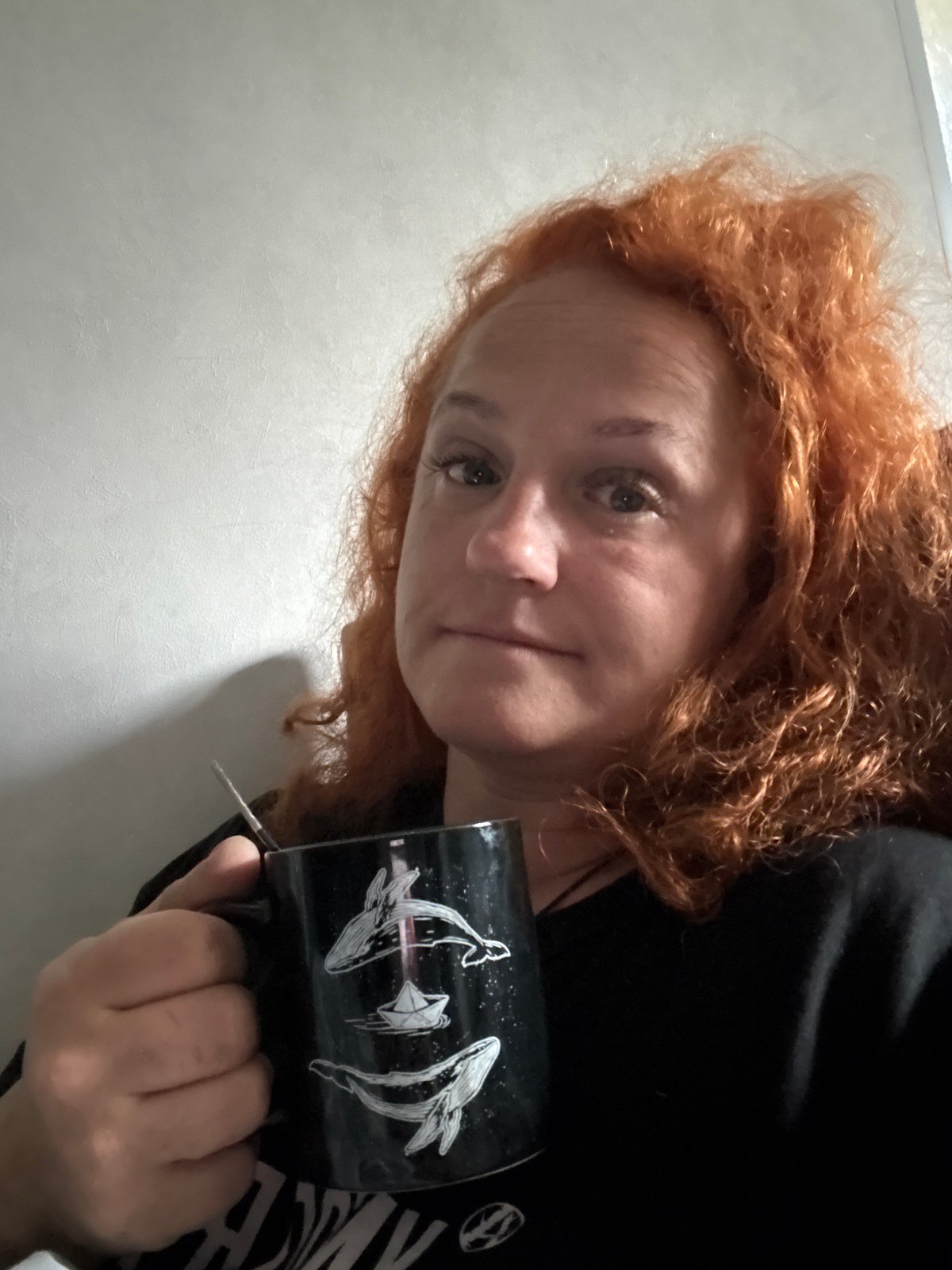 Rainy day at home in Chaikovsky, coffee and clouds