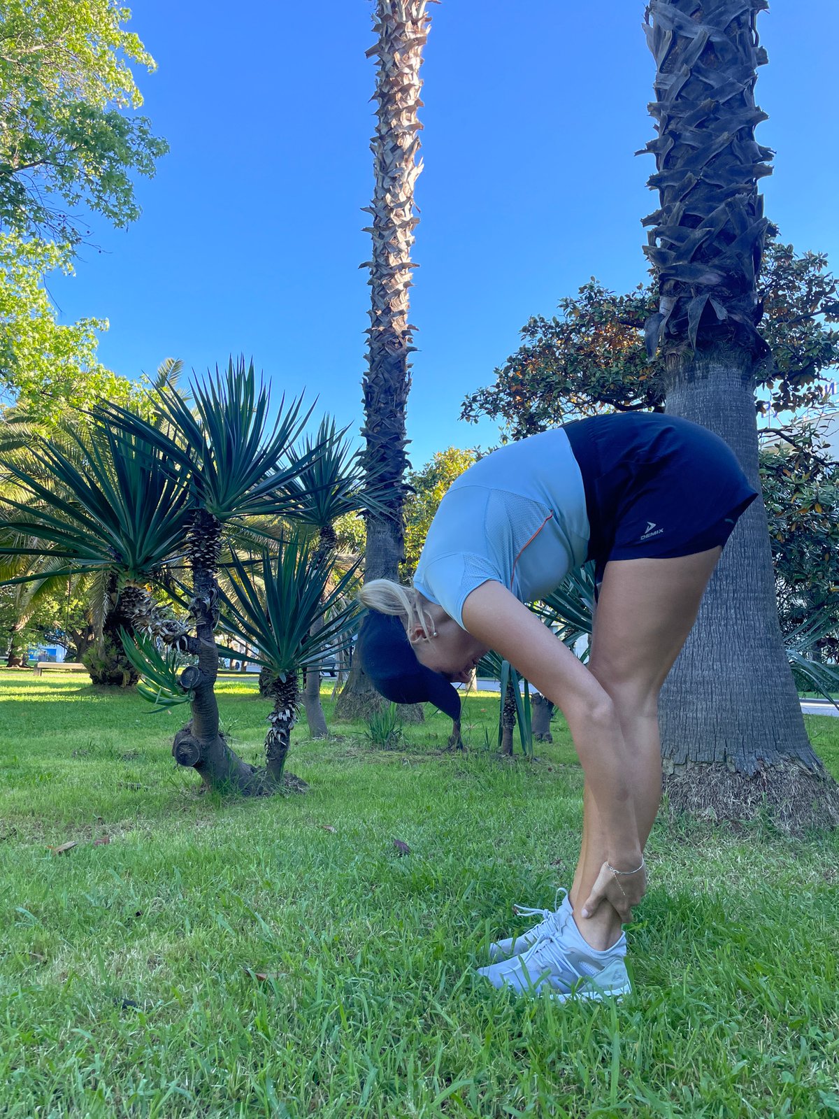 Early morning exercise routine documented in Sochi parks