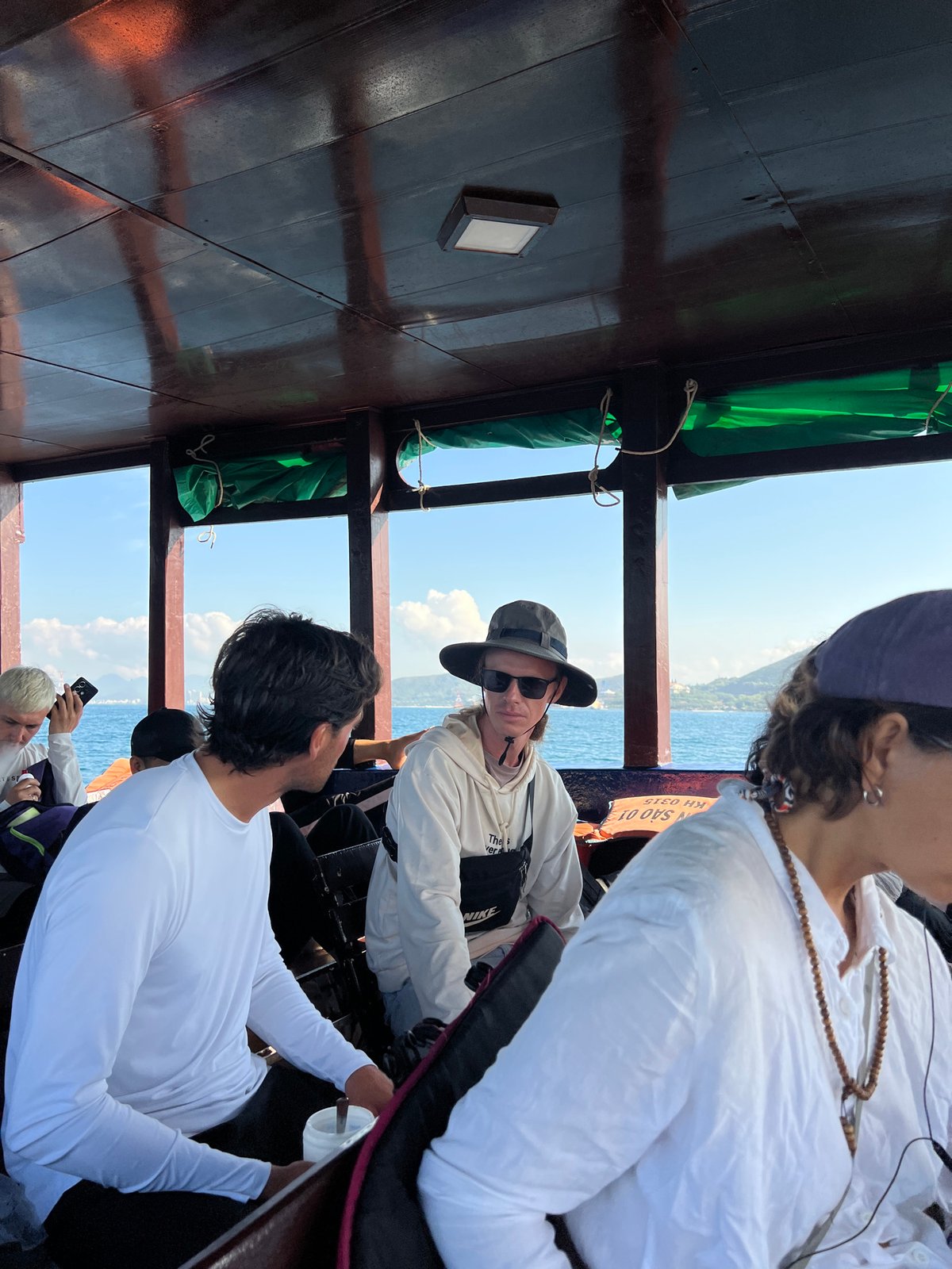 Boat passengers observed in coastal waters near Nha Trang