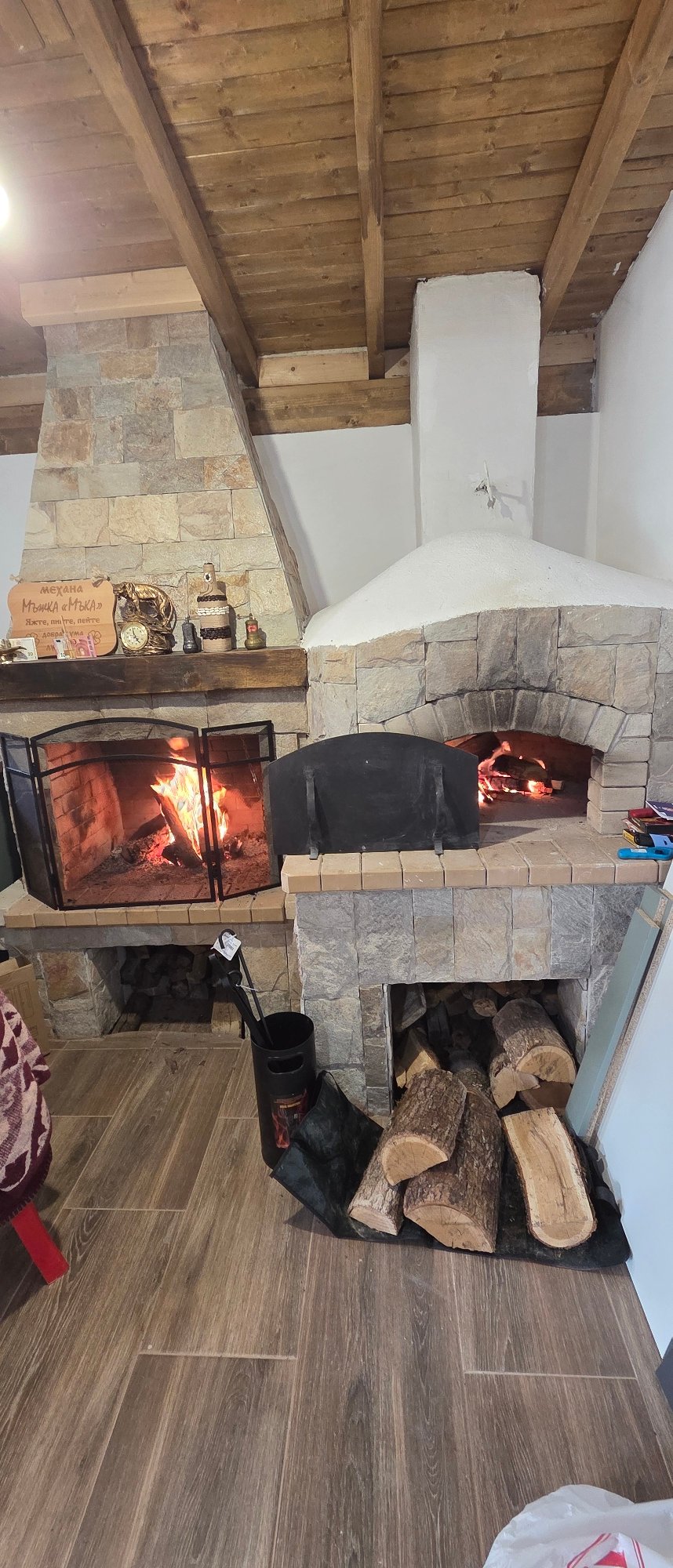 Domestic life documented in Bulgarian village during afternoon