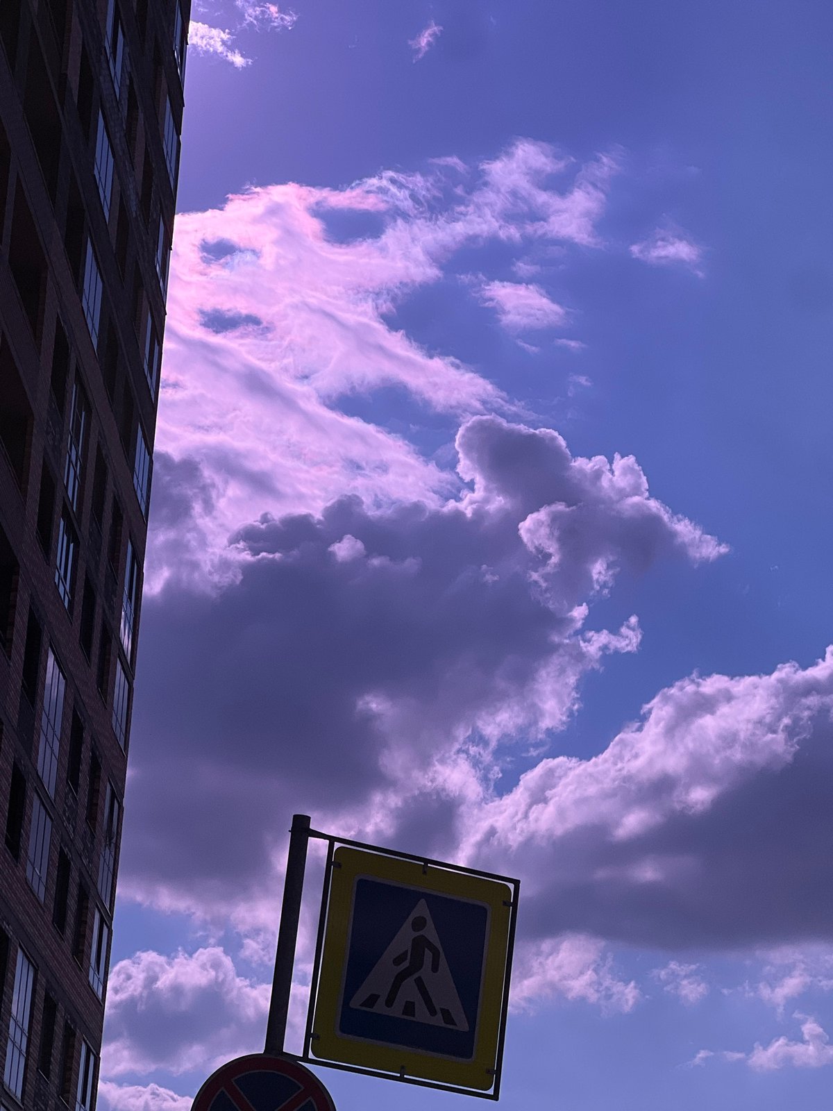 Upward building view captured in Saint Petersburg