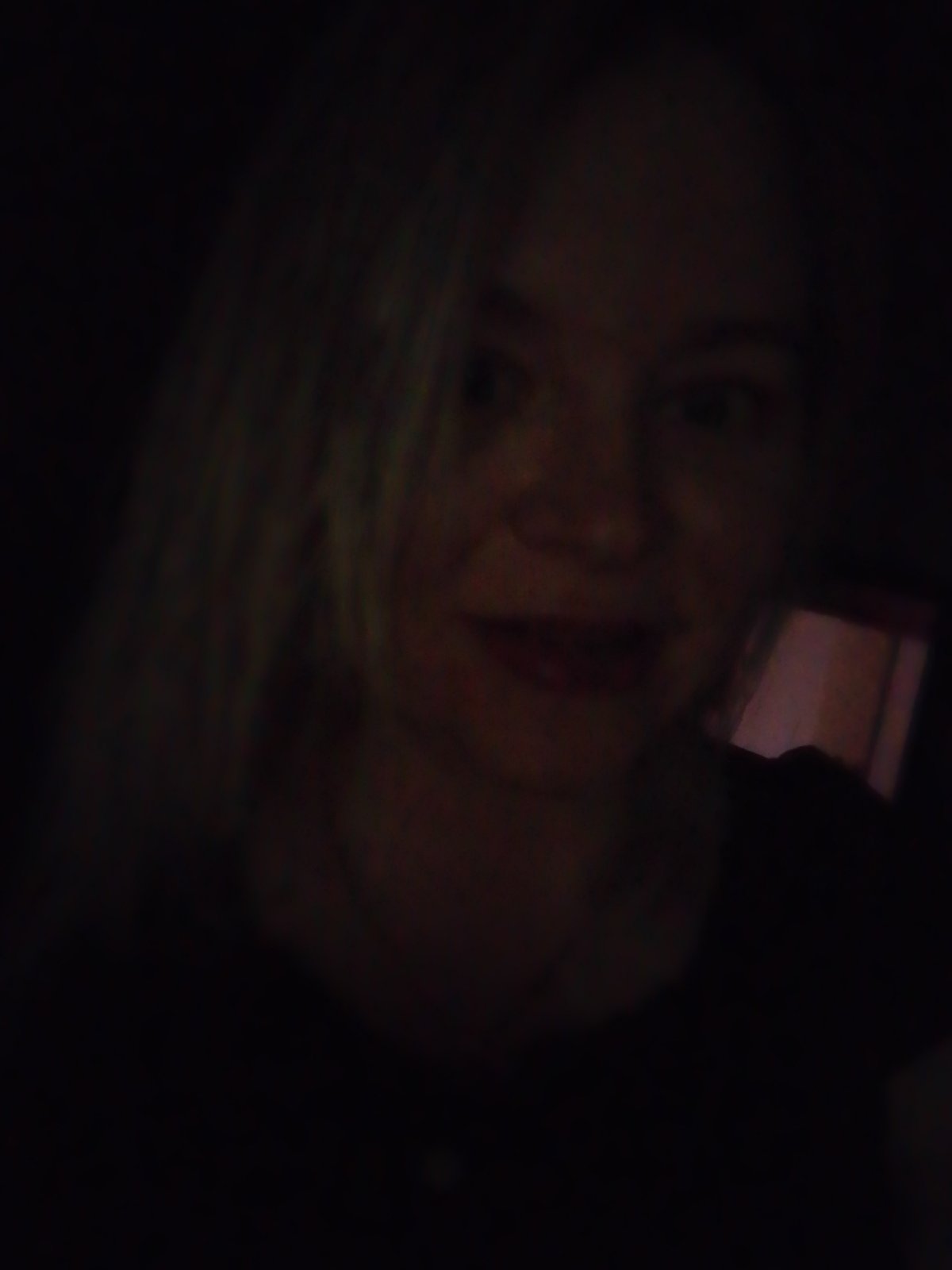 Woman takes selfies on snowy night in Izhevsk