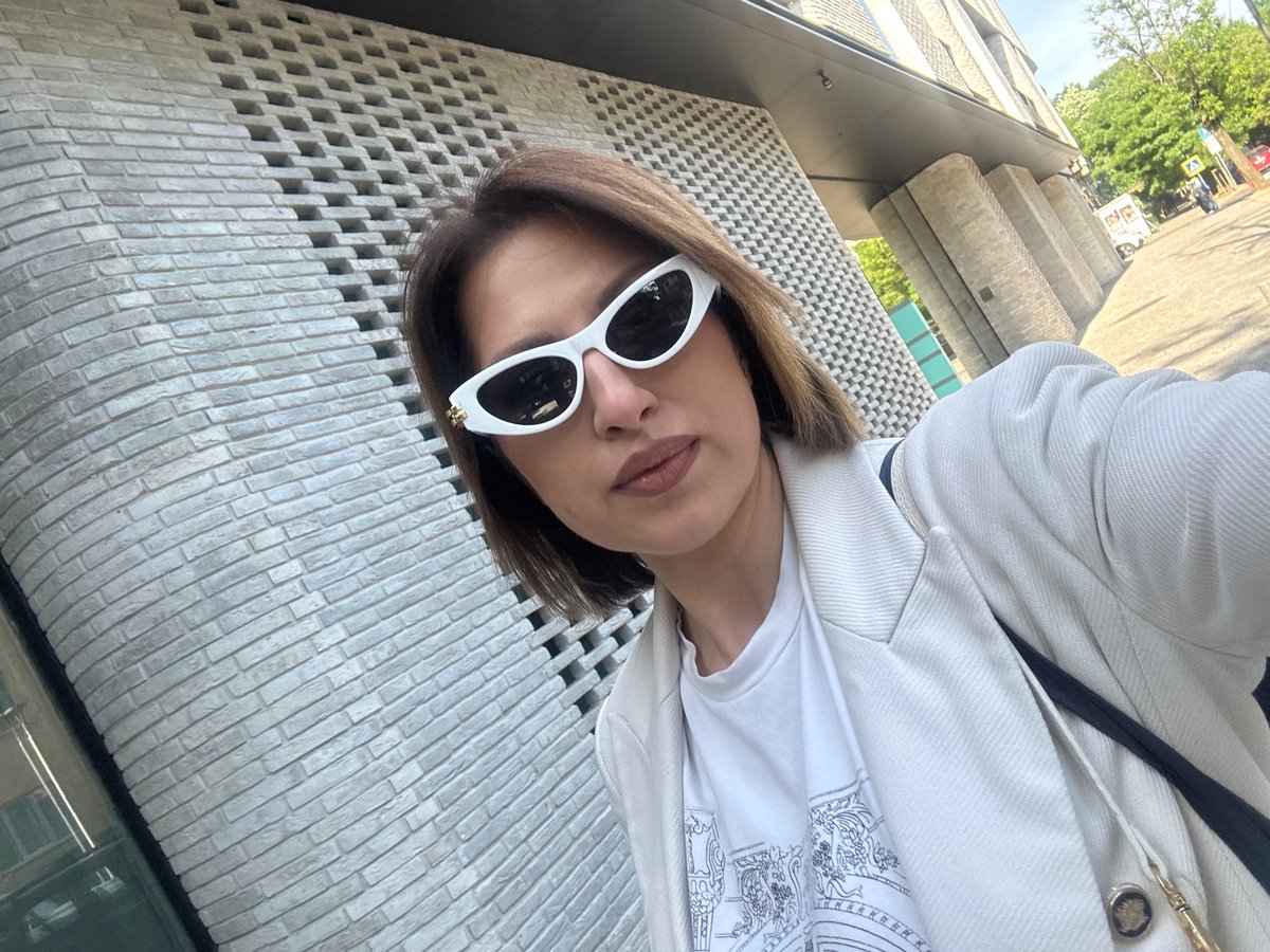 Woman documents morning outing in Sofia with selfies and street scenes