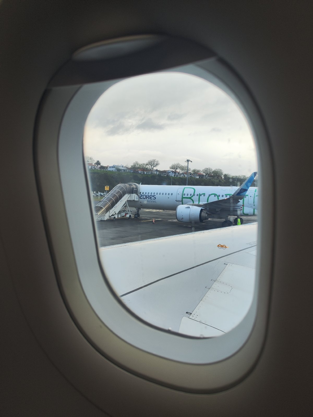 Aircraft spotted on tarmac at Ponta Delgada airport