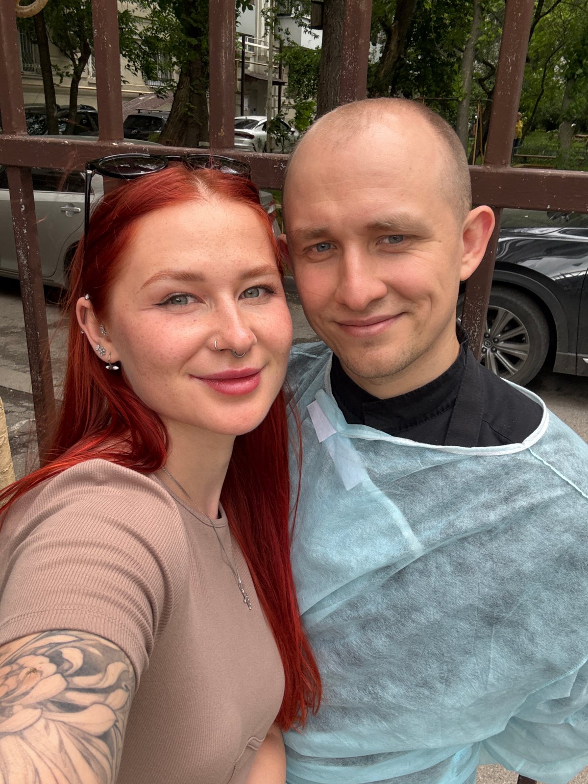 Woman Takes Multiple Selfies Around Rostov-on-Don Streets