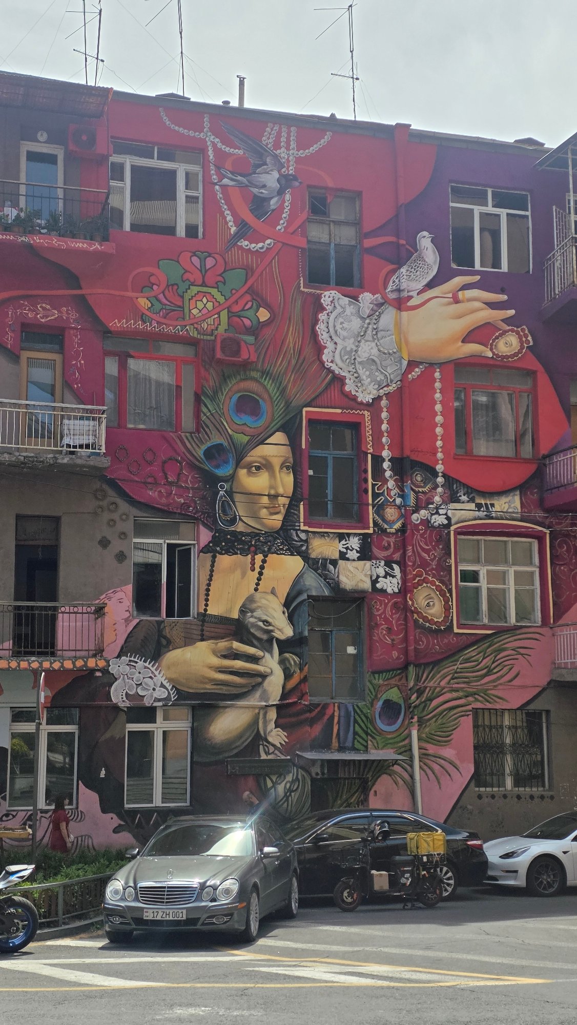Midmorning in Yerevan: murals, buskers, and a wedding on the street