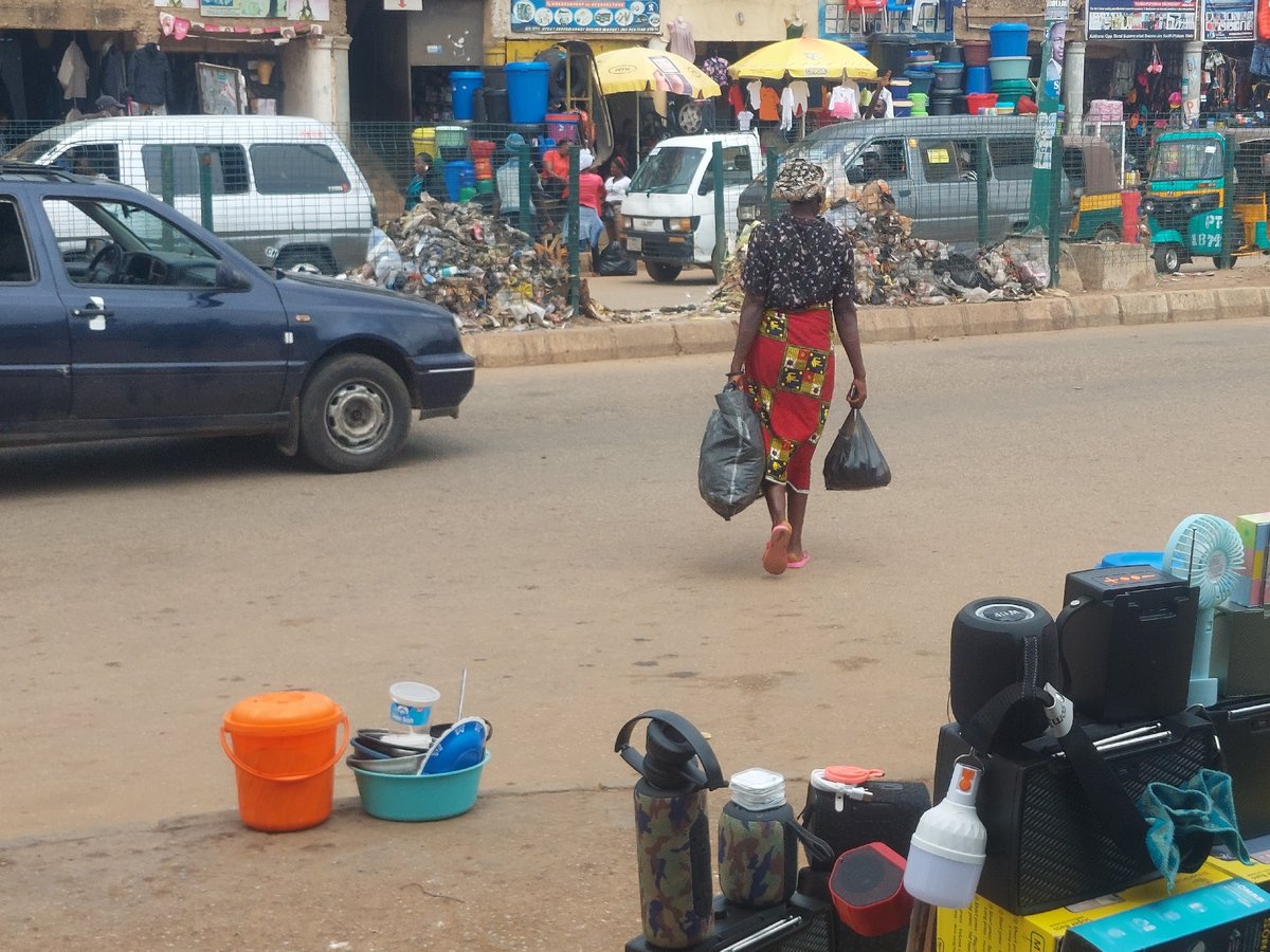 Urban Street Market Daily Life Documented Over Three Hours