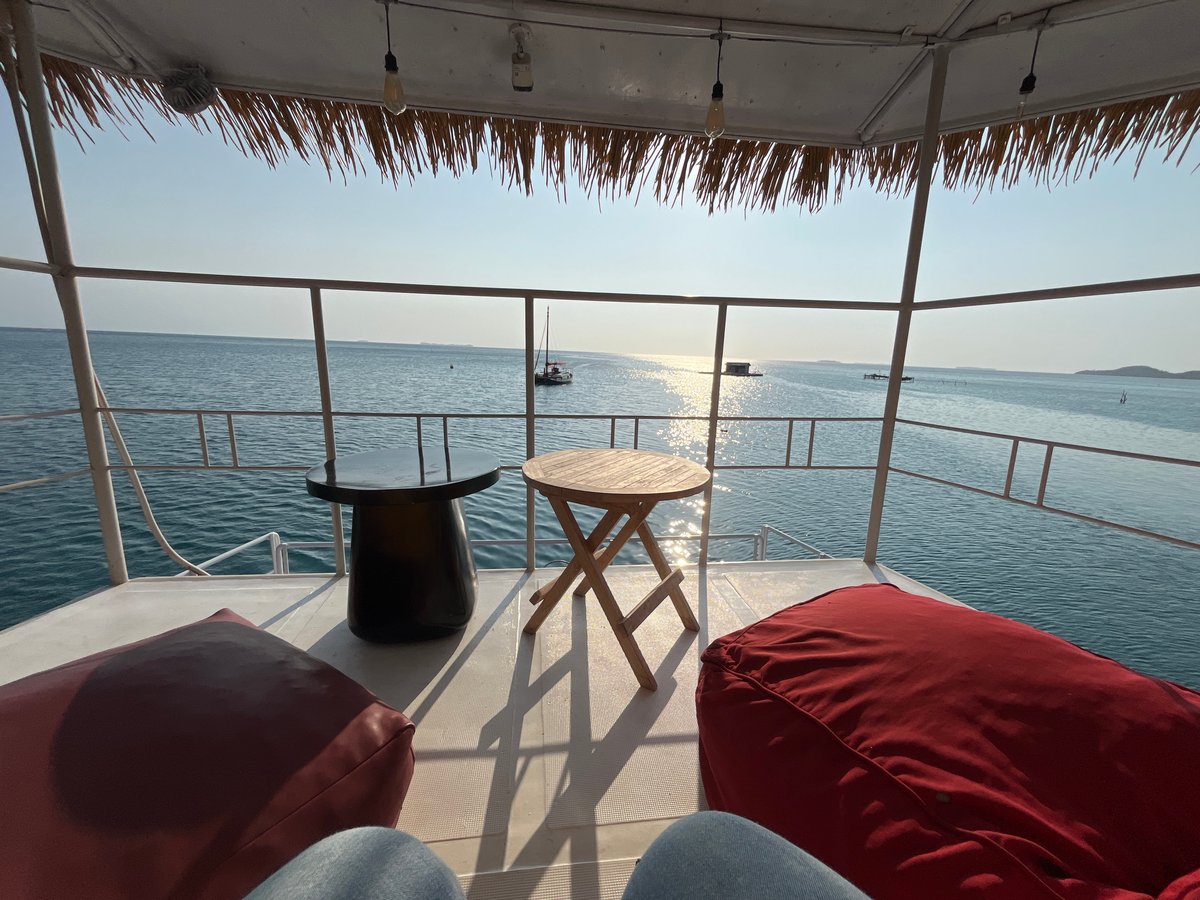 Boat day on the clear waters of Karimunjawa