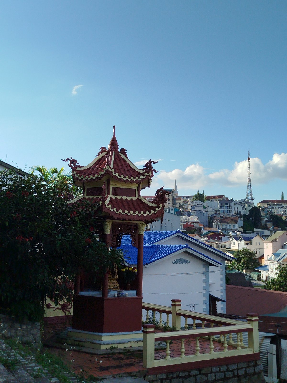Street-level tour through Da Lat's hillside architecture and city mix