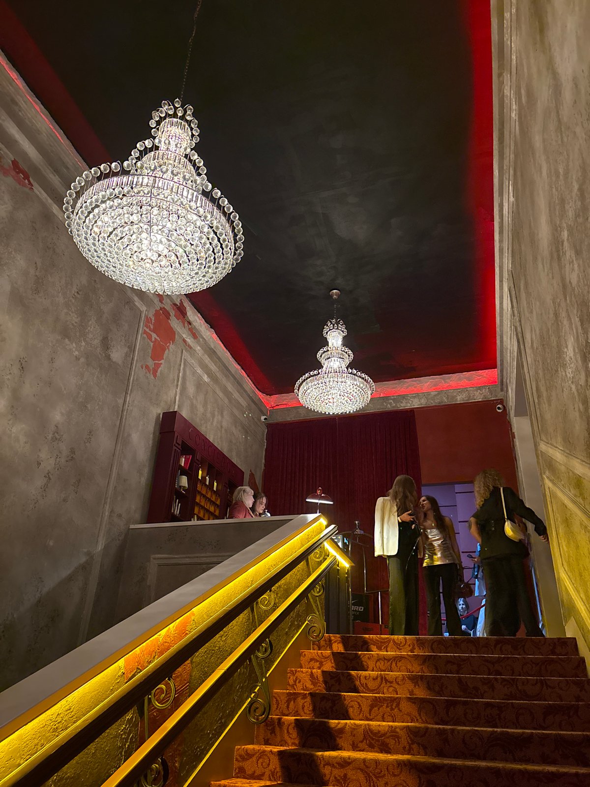 Upscale entertainment venue interiors documented in Krasnoyarsk