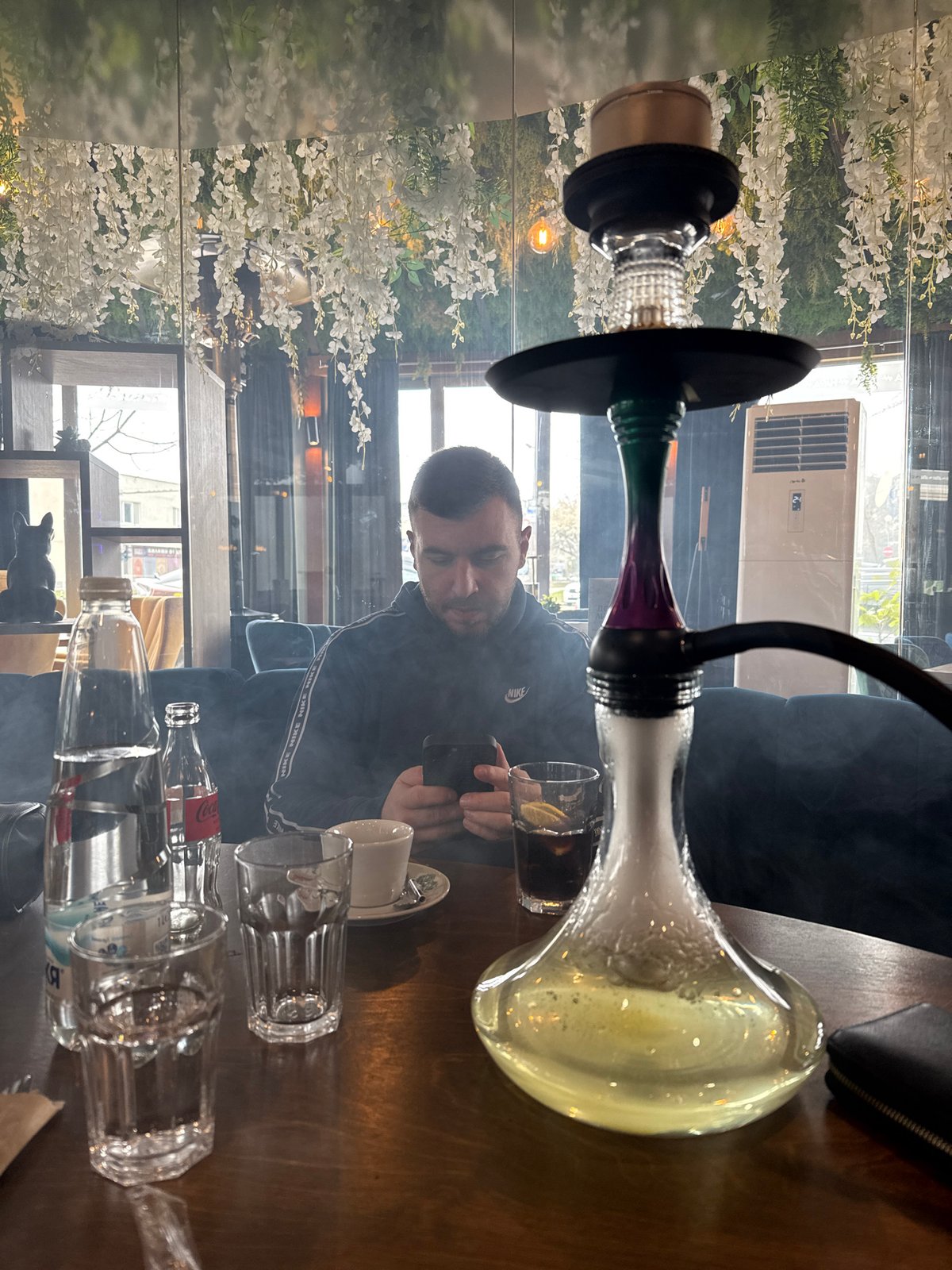 Casual dining and socializing captured at Sofia cafe