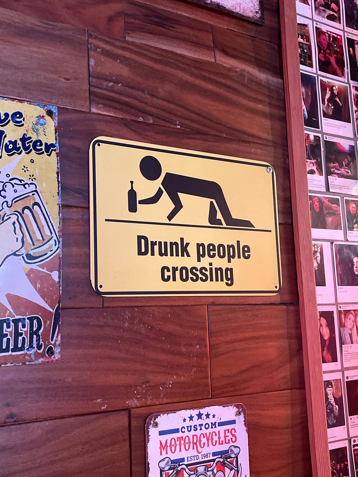 Bar scenes documented across Saint Petersburg establishment