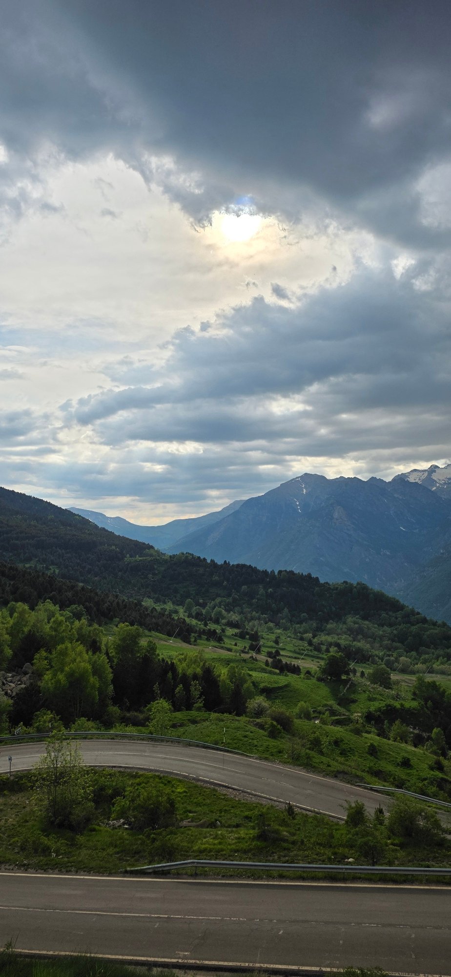 Mountain scenery documented around Benasque, Spain during afternoon hours