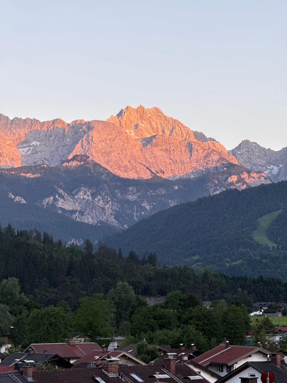 Alpine sunset views and indoor activities in Garmisch-Partenkirchen