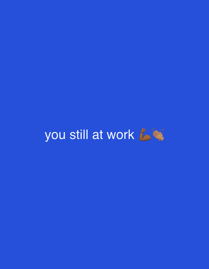 Work message with emojis captured in Yuzhong District