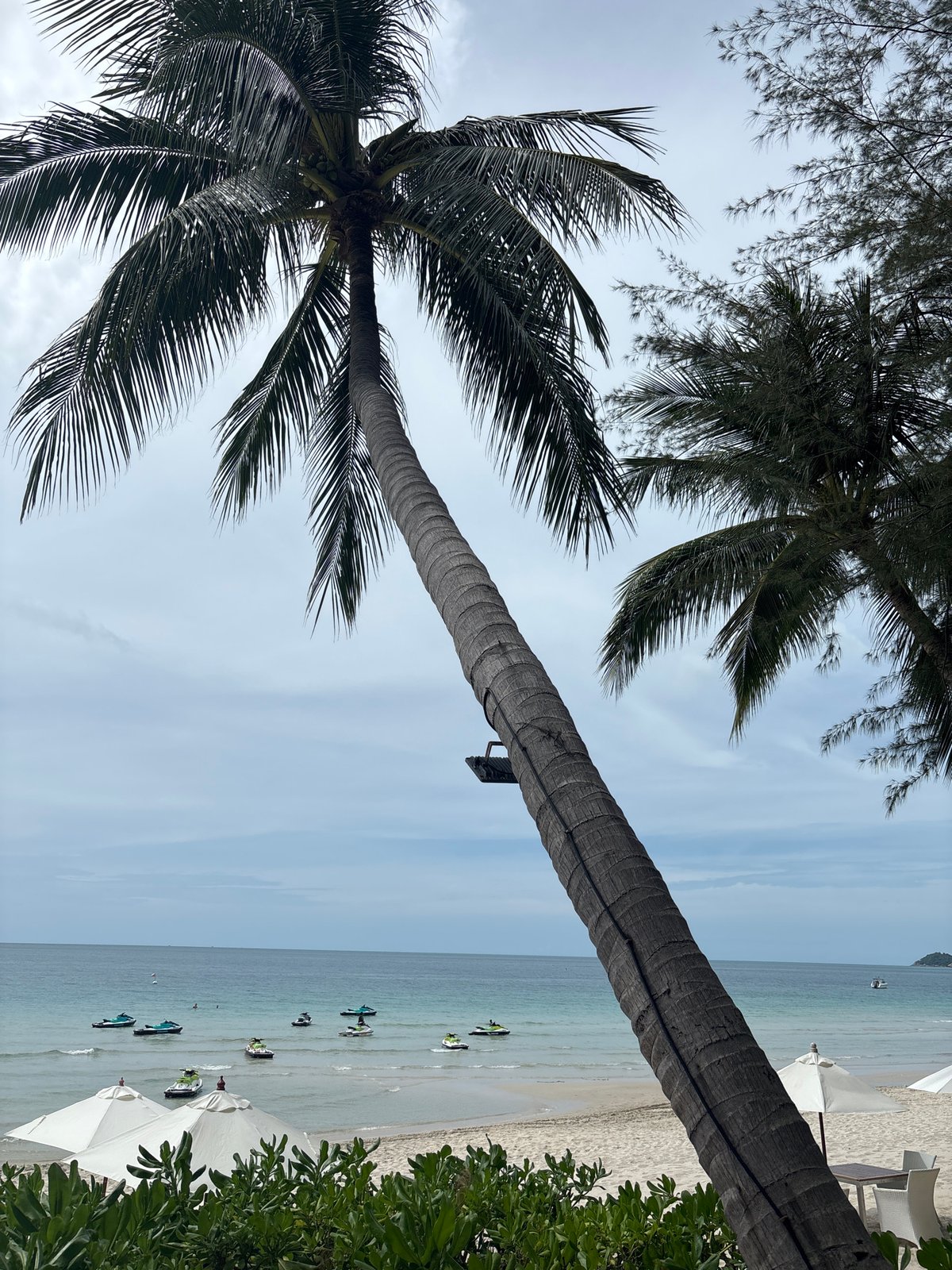 Early morning beach scenes captured at Thailand's Baan Chaweng resort
