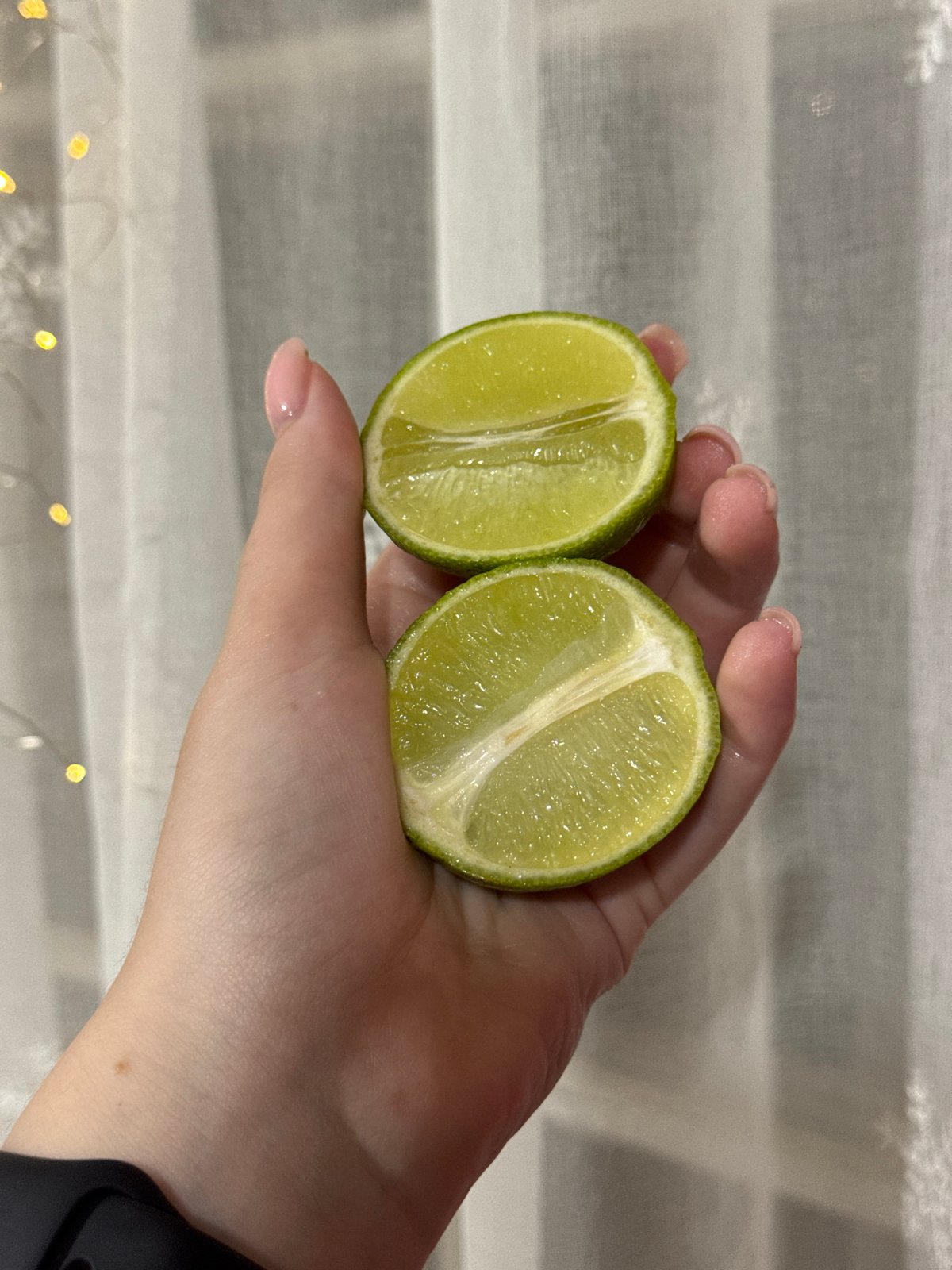 Sliced lime and muddy runoff, two close-up afternoon clips