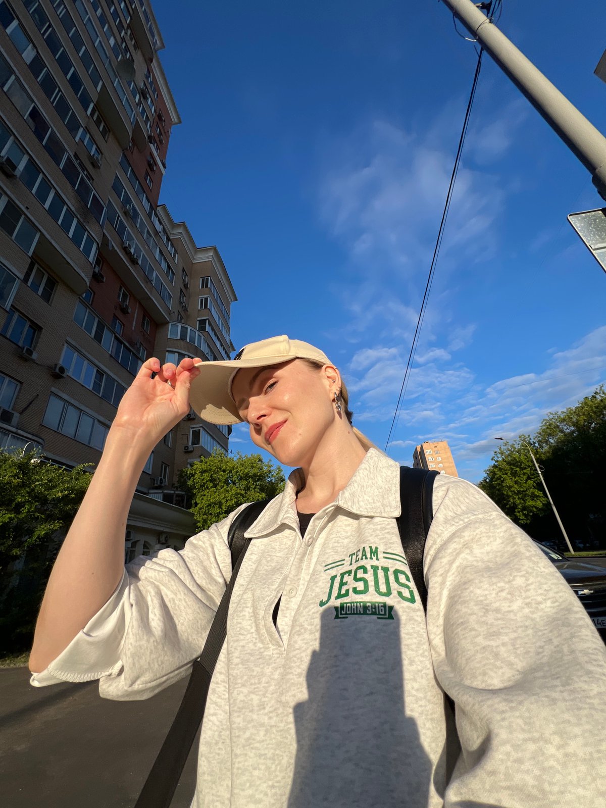 Golden hour photography session captured in Khimki, Russia