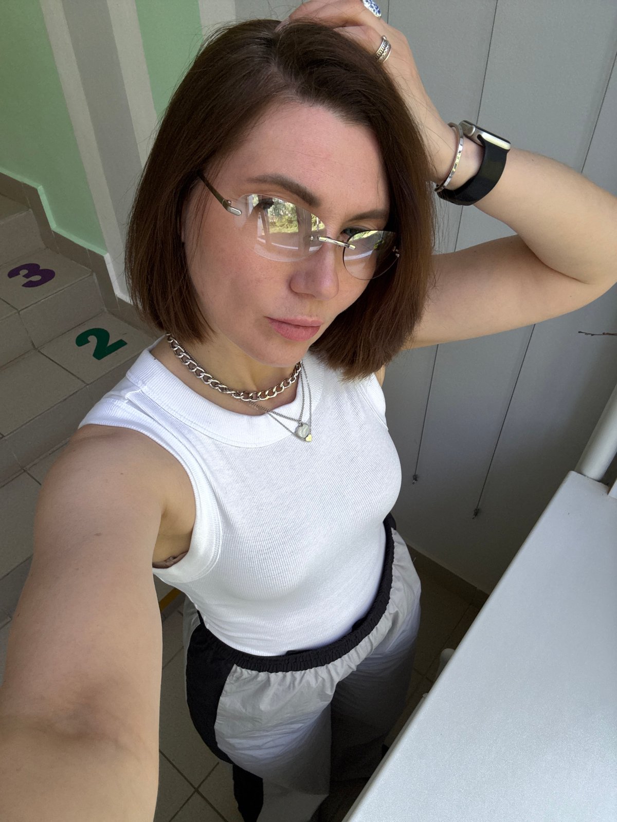 Early morning selfie session documented in Chaikovsky, Russia