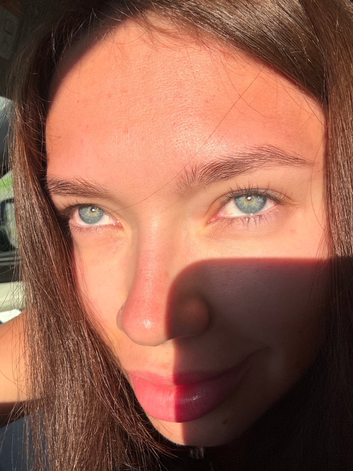 Portrait captured in harsh sunlight in Tel Aviv