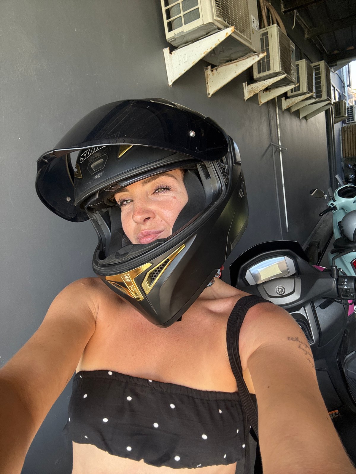 Getting ready and heading out in North Kuta, Bali