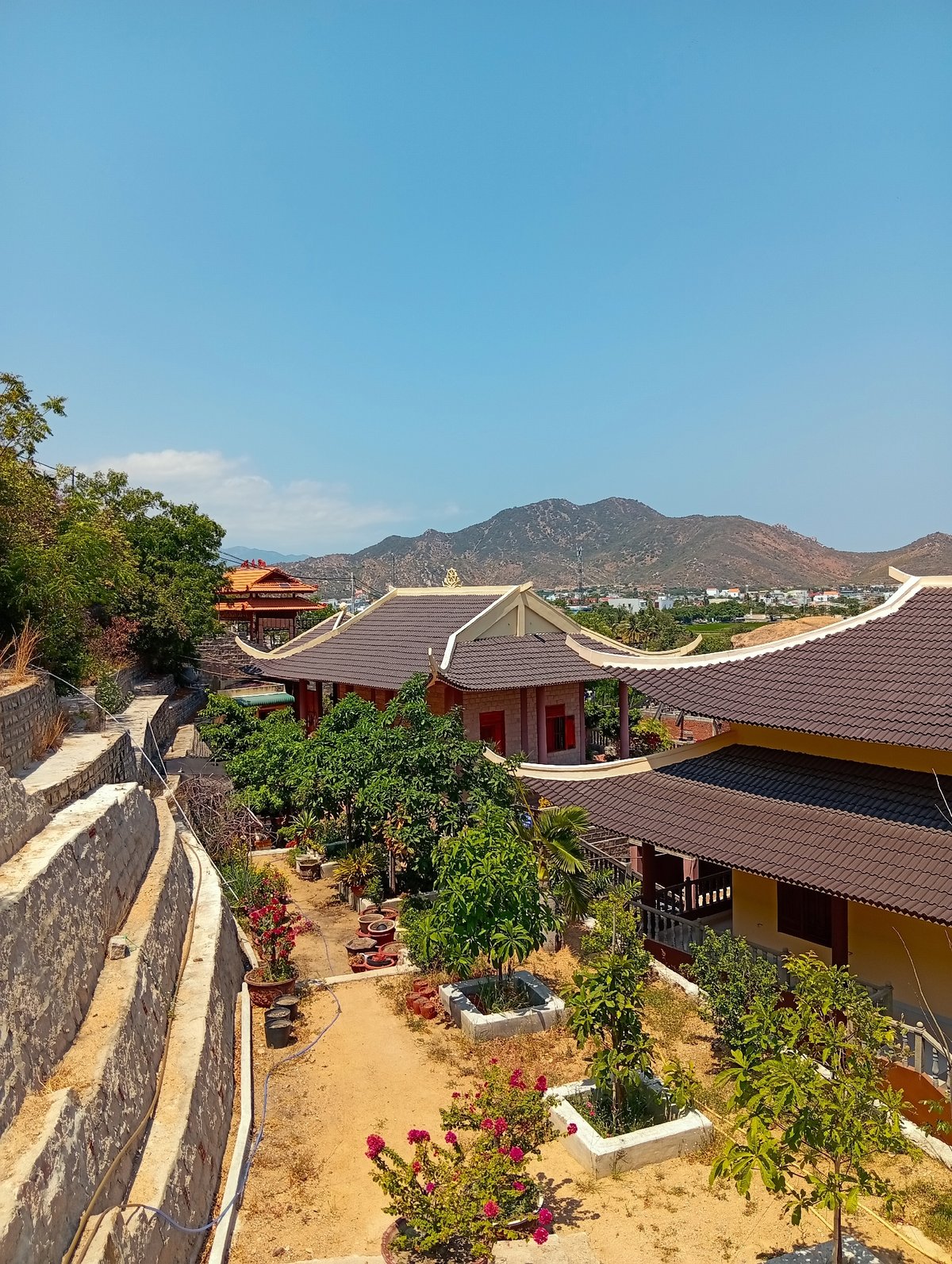 Temple complex and landscape documented in Khánh Hải, Vietnam